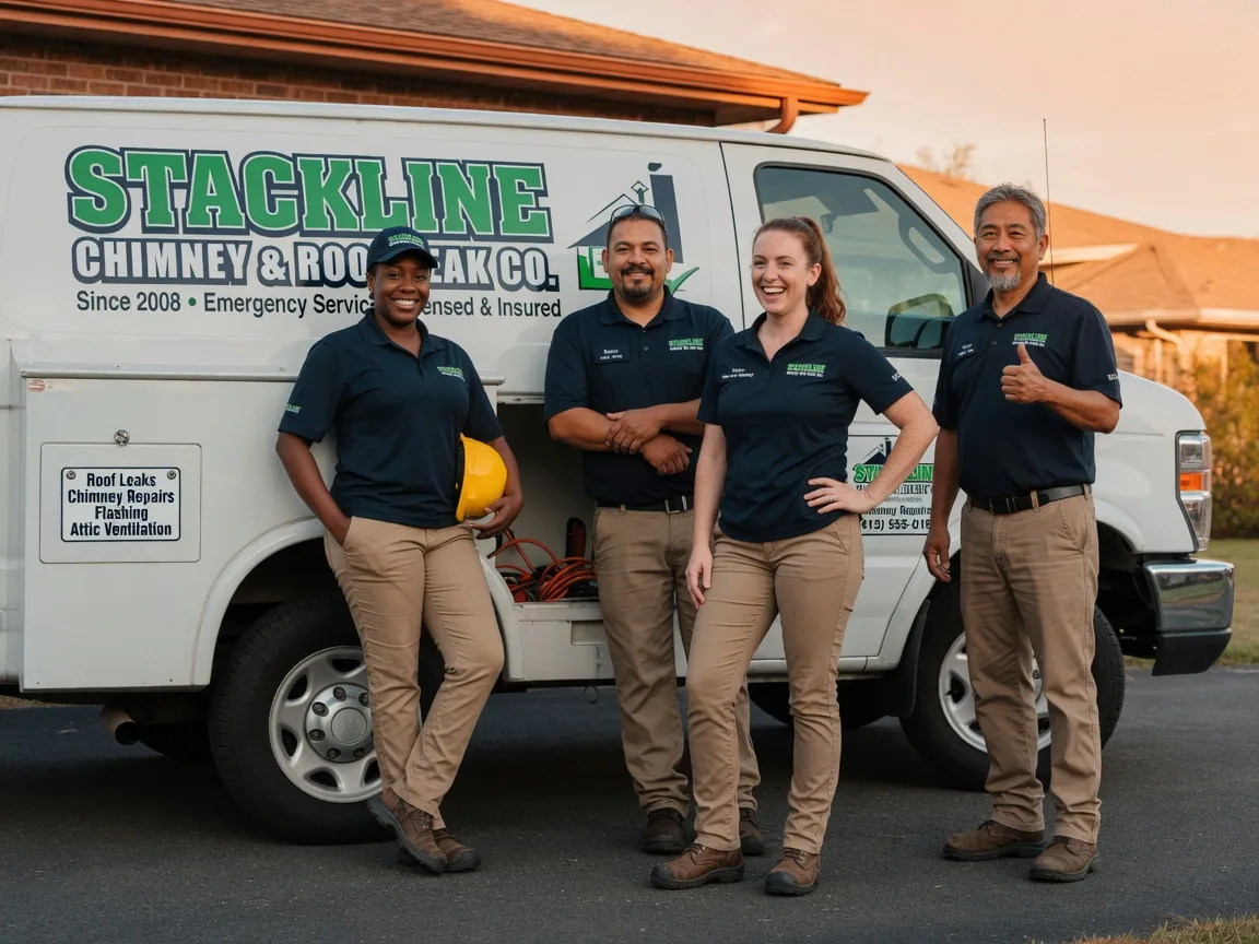 Chimney flashing repair company in Simonton, TX